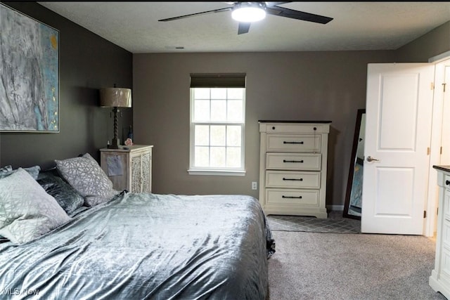 3576 Jude Cir, Reminderville, OH 44087 - carpeted bedroom featuring a ceiling fan