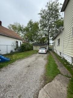 view of side of property