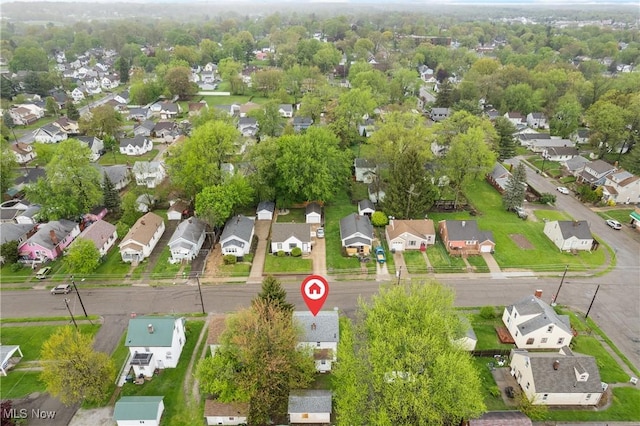 view of property location with nearby suburban area