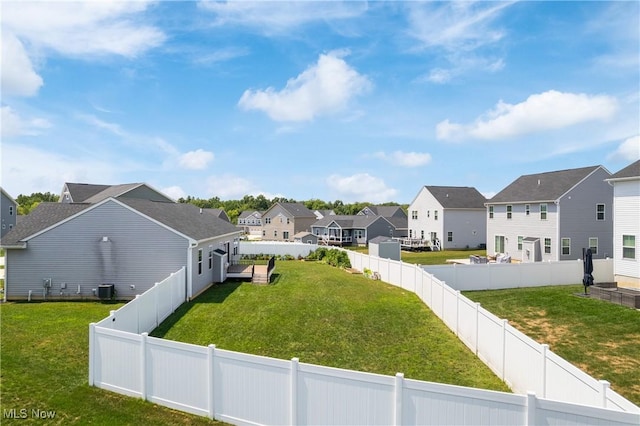 2273 Cranberry Creek Rd, Ravenna, OH 44266 - view of yard featuring a residential view and central AC unit