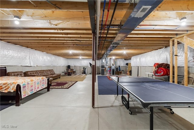 2273 Cranberry Creek Rd, Ravenna, OH 44266 - playroom with finished concrete flooring