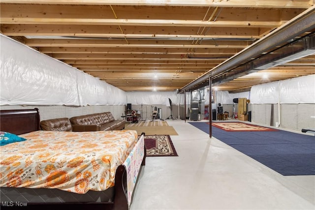 2273 Cranberry Creek Rd, Ravenna, OH 44266 - below grade area featuring heating unit