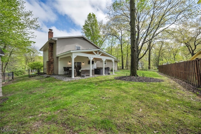 7805 Skylineview Dr, Mentor, OH 44060 - view of yard with a patio