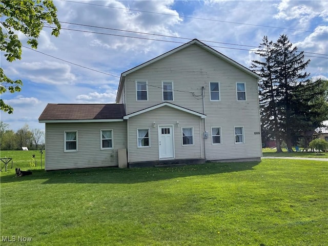 9207 Plank Rd, North Bloomfield, OH 44450 - back of property with a yard