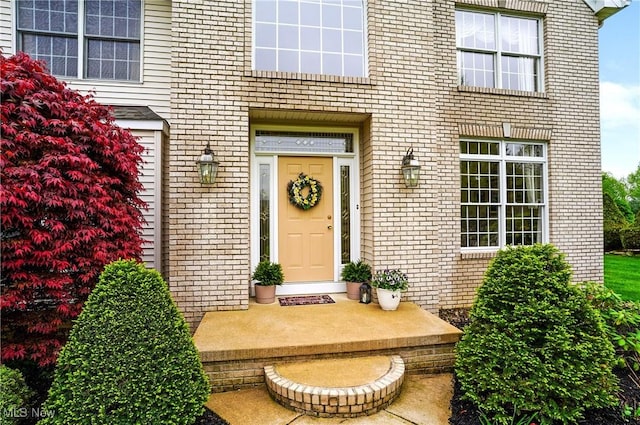 6972 Stagecoach Trl, Valley City, OH 44280 - property entrance with brick siding