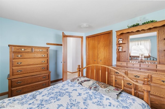 16139 E Main St, Mount Eaton, OH 44659 - bedroom with a closet and baseboards