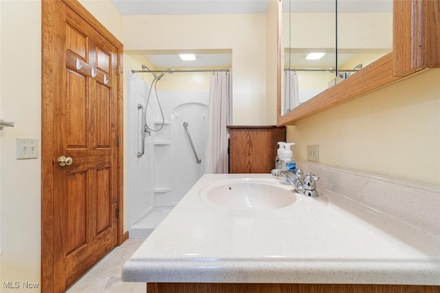 16139 E Main St, Mount Eaton, OH 44659 - bathroom with a shower with curtain and vanity