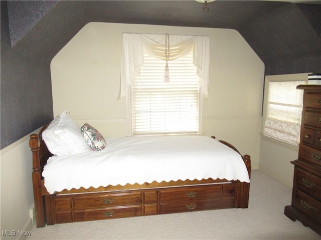64 S Cadillac Dr, Boardman, OH 44512 - bedroom with vaulted ceiling, carpet, and baseboards