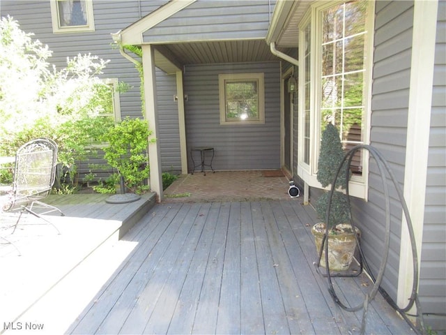 64 S Cadillac Dr, Boardman, OH 44512 - view of wooden terrace