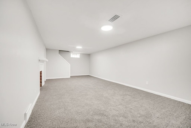 3843 Bendemeer Rd, Cleveland Heights, OH 44118 - basement with carpet floors and baseboards