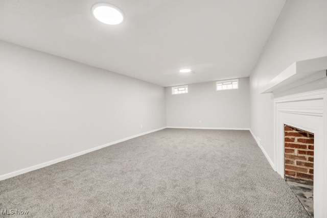 3843 Bendemeer Rd, Cleveland Heights, OH 44118 - basement with carpet and baseboards