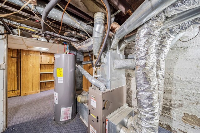 3509 Fargo Dr, Ashtabula, OH 44004 - utility room featuring water heater
