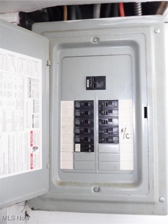 2067 W 105th St, Cleveland, OH 44102 - utility room with electric panel