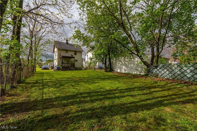 view of yard