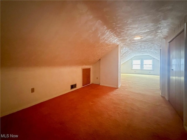 1357 Kearney St, Niles, OH 44446 - bonus room with vaulted ceiling, carpet flooring, and baseboards