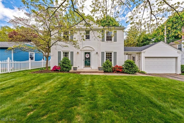 149 Sand Run Rd, Akron, OH 44313 - colonial home featuring an attached garage and driveway