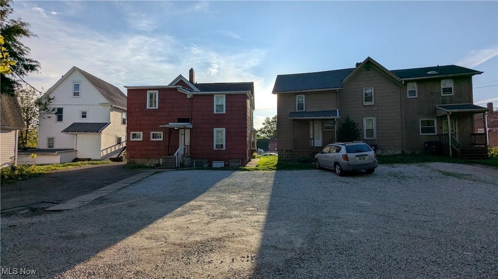 view of front of home featuring entry steps