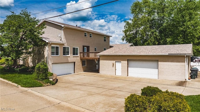 5500 12th Ave, Vienna, WV 26105 - view of front of home with stucco siding and a shingled roof