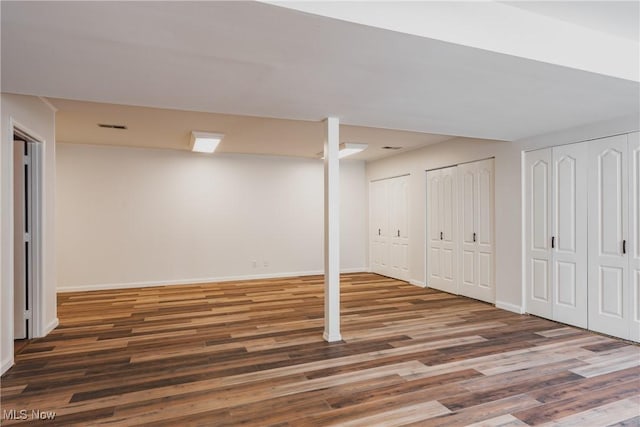 5500 12th Ave, Vienna, WV 26105 - finished below grade area featuring wood finished floors and baseboards