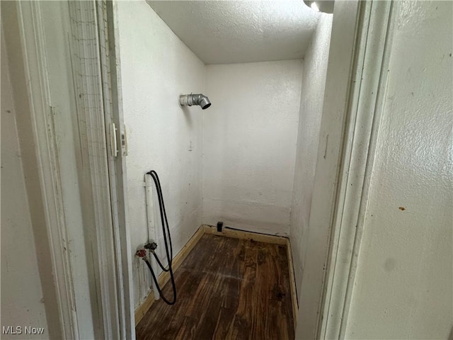 12423 Phillips Ave, Cleveland, OH 44108 - detailed view of wood finished floors and a textured ceiling