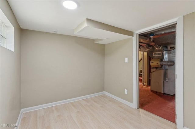 1540 Grand Park Ave, Akron, OH 44310 - below grade area with wood finished floors and baseboards