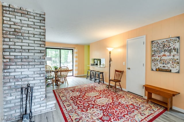9942 Pebble Beach Cv, Reminderville, OH 44202 - living area with wood finished floors and baseboards