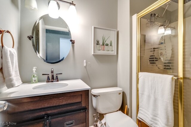 9942 Pebble Beach Cv, Reminderville, OH 44202 - full bath with vanity, a shower stall, and toilet