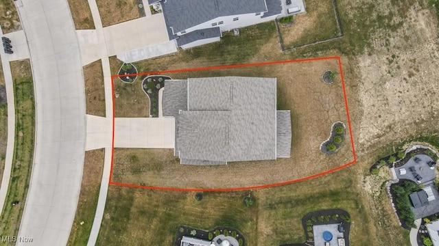 1726 Cobham Ln, Wadsworth, OH 44281 - aerial view of property's location with property boundaries highlighted