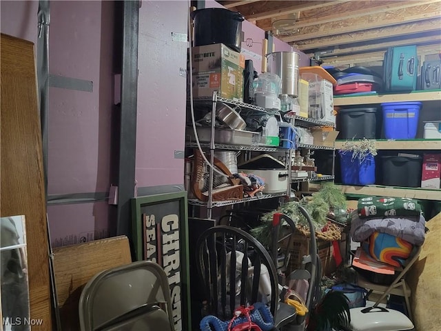 view of storage