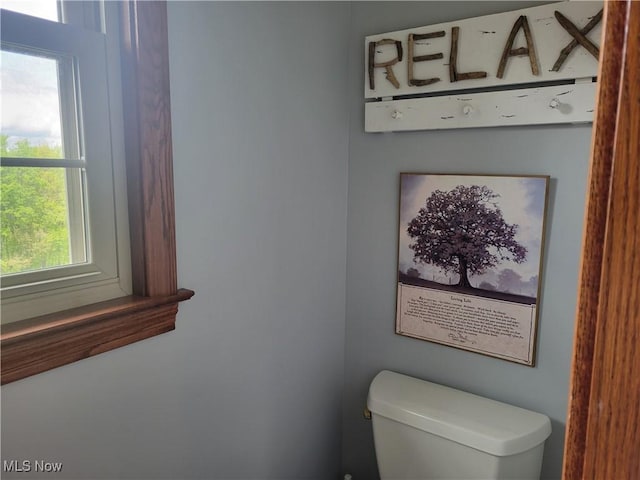 bathroom with toilet