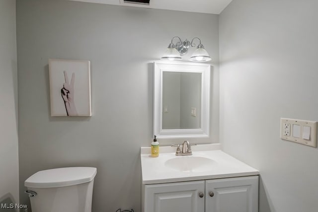 613-3 Fairington Oval, Aurora, OH 44202 - half bath with vanity and toilet