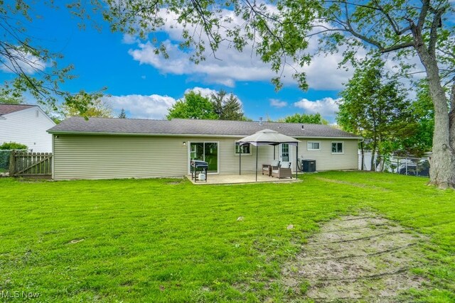 24560 Eldridge Blvd, Bedford Heights, OH 44146 - rear view of property with a patio and cooling unit