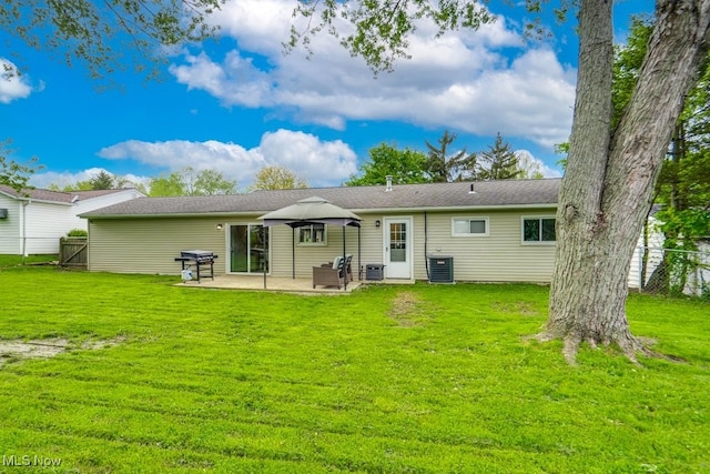 24560 Eldridge Blvd, Bedford Heights, OH 44146 - back of house featuring a patio area and central AC