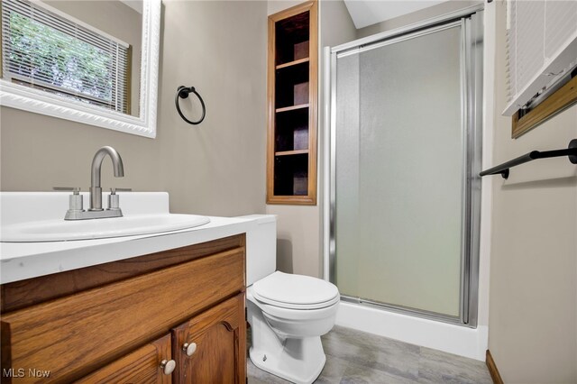 241 W Good Ave, Wadsworth, OH 44281 - full bath with a stall shower, vanity, and toilet