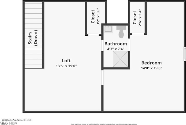 5610 Charles Ave, Parma, OH 44129 - property floor plan