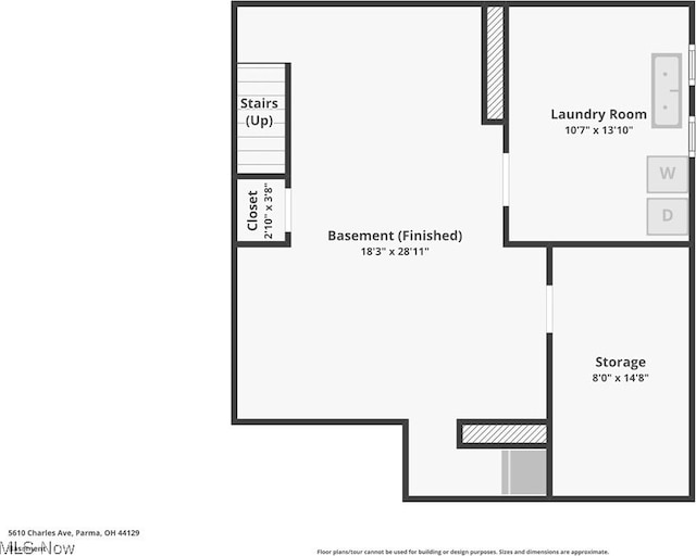 5610 Charles Ave, Parma, OH 44129 - home floor plan