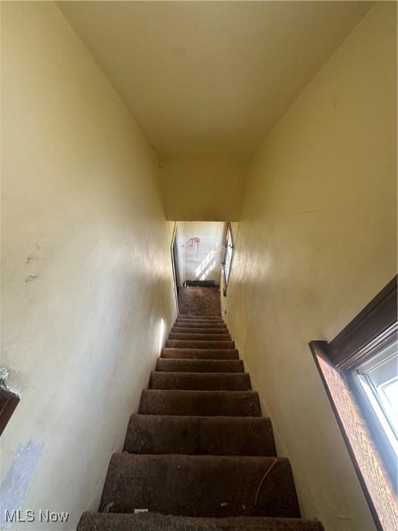 view of stairs