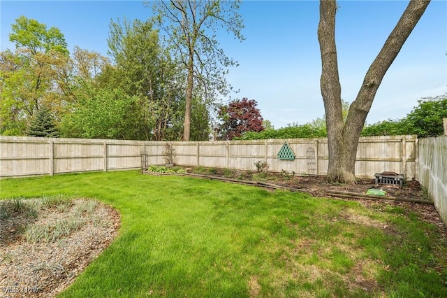 view of yard
