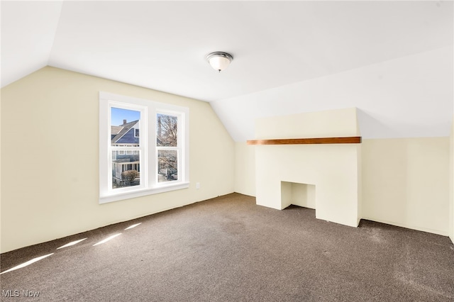 2142 W 95th St, Cleveland, OH 44102 - additional living space with lofted ceiling and carpet floors