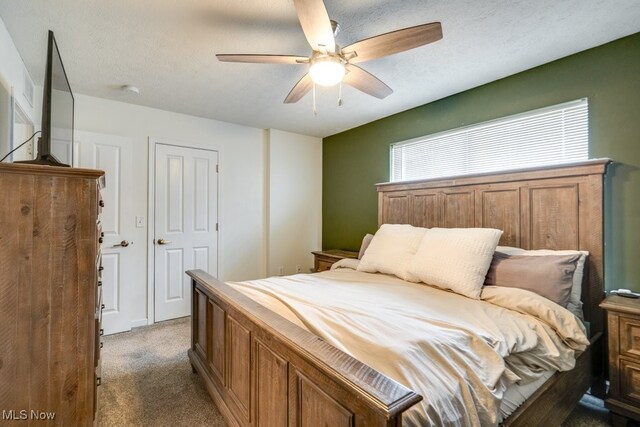 3585 Gerome Ct, Cleveland, OH 44105 - bedroom featuring light carpet and ceiling fan