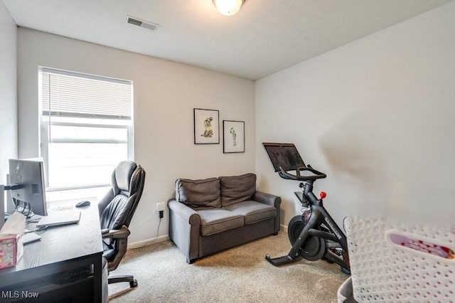 3585 Gerome Ct, Cleveland, OH 44105 - carpeted home office featuring baseboards