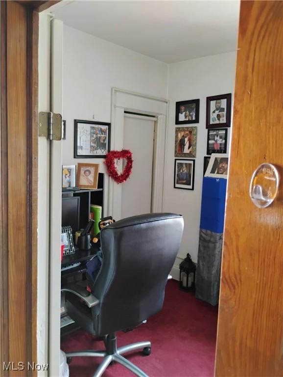 13418 Coath Ave, Cleveland, OH 44120 - view of carpeted home office