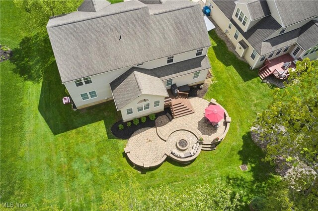 1284 Spafford Dr, Copley, OH 44321 - view from above of property