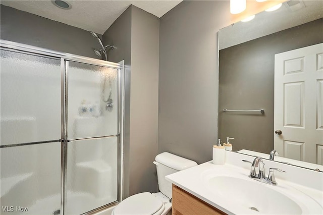 1284 Spafford Dr, Copley, OH 44321 - bathroom featuring a shower stall, toilet, and vanity