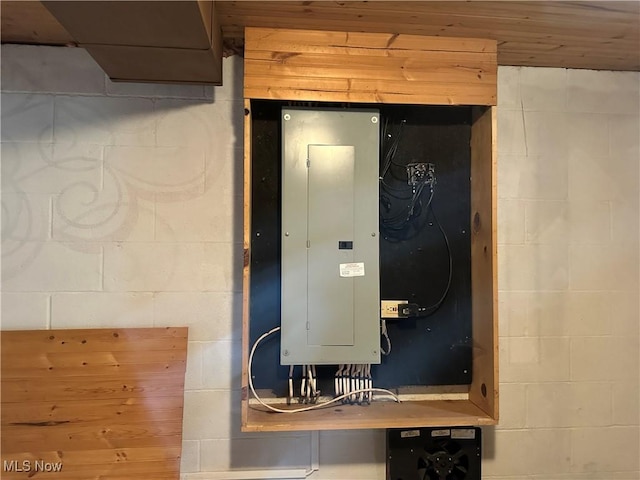 utilities with electric panel