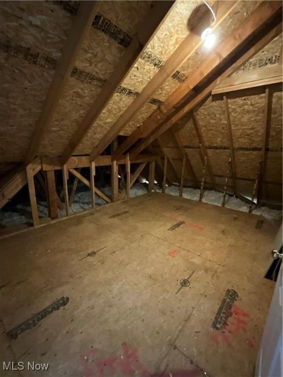 1245 Sageberry Dr, North Lima, OH 44452 - view of unfinished attic
