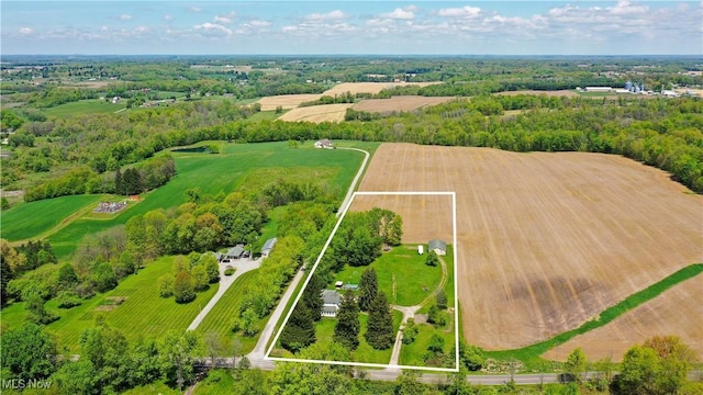 15561 Georgetown St NE, Minerva, OH 44657 - view of rural area with property parcel outlined