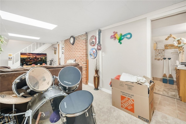 view of rec room