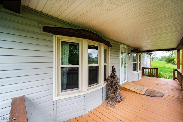 9493 State Route 9, Hanoverton, OH 44423 - view of wooden terrace