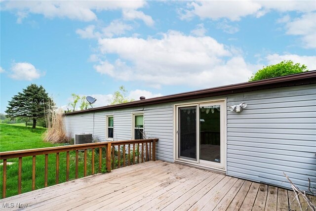 9493 State Route 9, Hanoverton, OH 44423 - wooden terrace featuring central AC